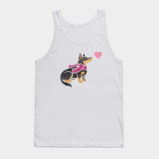 Lancashire Heeler watercolour Tank Top